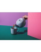 Tazza in ceramica LC celeste - 350 ml