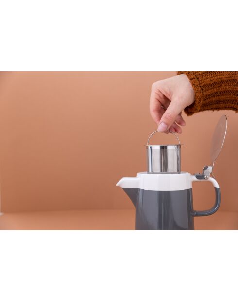 Teiera LC Barcelona da 2 tazze grigio freddo - 400 ml