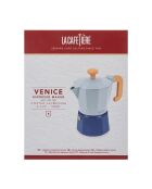 Cafetière italienne 3 tasses LC bicolore bleue- 150 ml