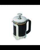LC Roma French Press Kaffeebereiter für 4 Tassen, silberner Edelstahl, 650 ml