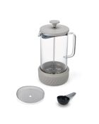 LC Zero Cream French Press Kaffeebereiter für 8 Tassen, 1 l