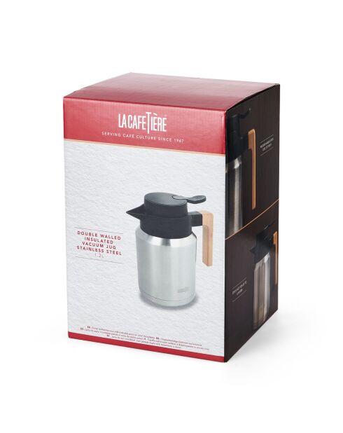 Caraffa isolante in argento LC - 1,2 litri