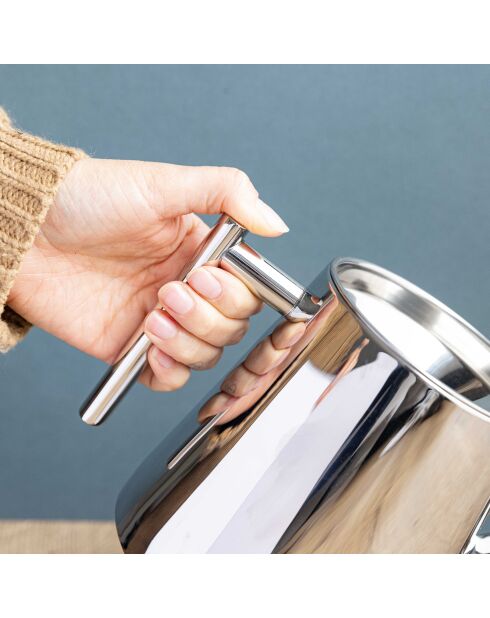 Teiera per infusione LC 1500 ml in acciaio inossidabile argentato - 1,5 l