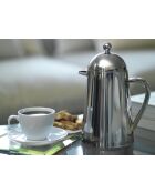 LC Havana Kaffeebereiter aus Edelstahl, doppelwandig, für 8 Tassen, 1 l, Silber