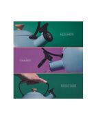 Bollitore a fischietto LC con manico in legno blu - 1,6L