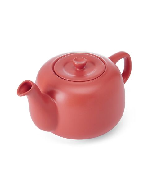 Théière en céramique rouge LC - 1.2L