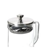 Transparente LC-Glas-Teekanne für 4 Tassen, lose Blätter — 1 l