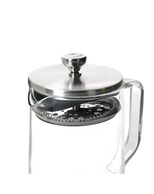 Transparente LC-Glas-Teekanne für 4 Tassen, lose Blätter — 1 l