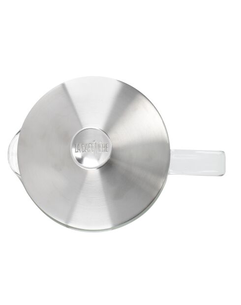 Transparente LC-Glas-Teekanne für 4 Tassen, lose Blätter — 1 l