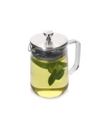 Transparente LC-Glas-Teekanne für 4 Tassen, lose Blätter — 1 l