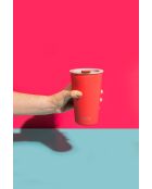 Tazza da viaggio LC Pavia DW rossa - 400ml