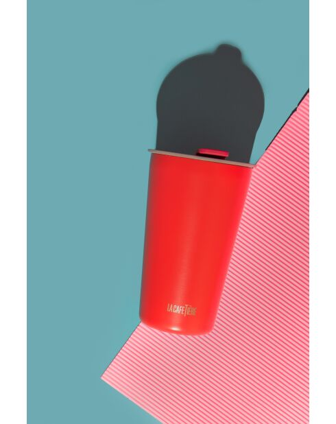 Tazza da viaggio LC Pavia DW rossa - 400ml