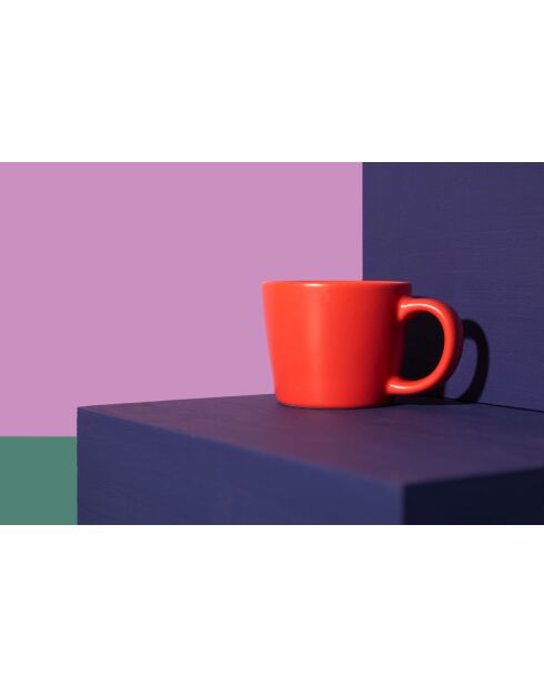 Tazza da espresso LC in ceramica rossa - 65ml