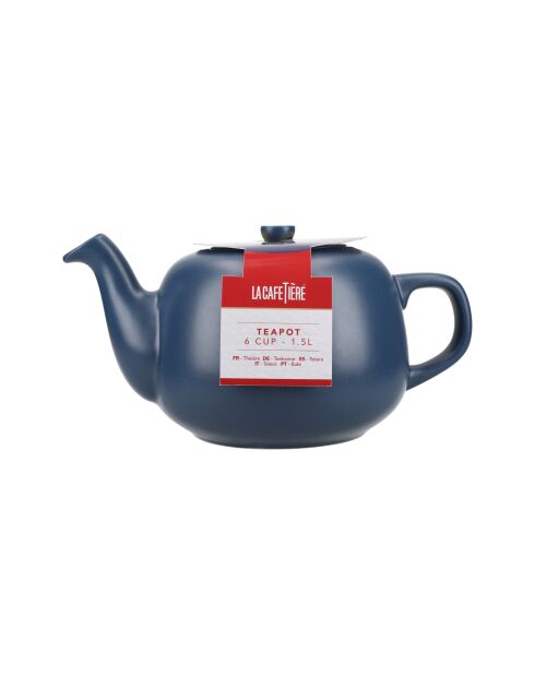 Théière en céramique LC bleue - 1.5L