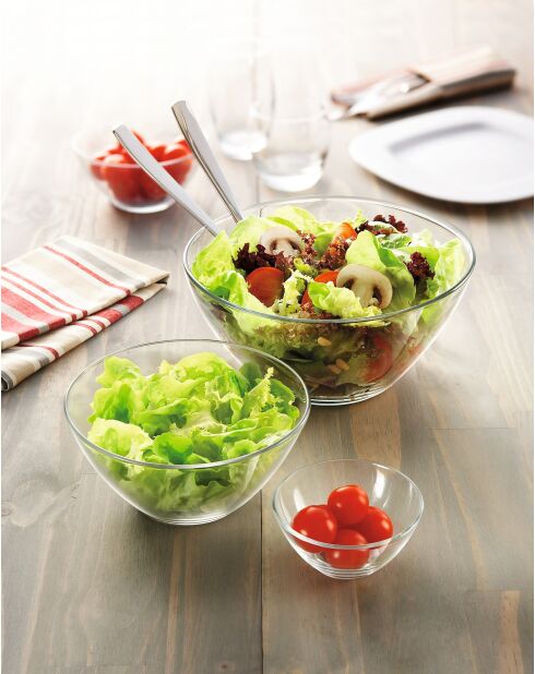 Insalatiera trasparente Cosmos - 23 cm