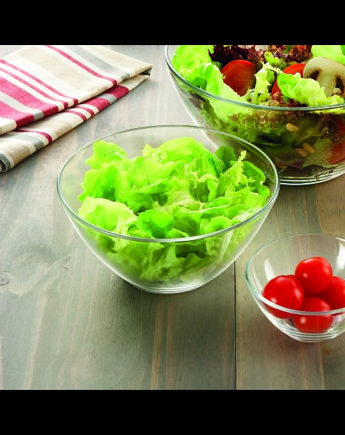 Insalatiera trasparente Cosmos - 23 cm