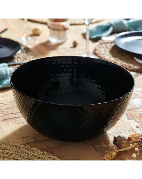 Saladier Pampille noir – 24 cm