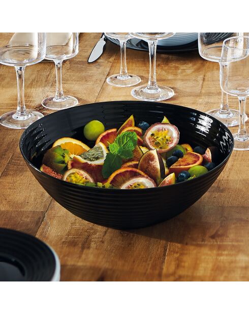 Insalatiera nera Harena — 27 cm