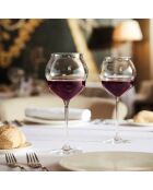 6 bicchieri da vino Macaron trasparenti - 40cl