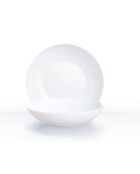 6 piatti da fondo bianchi Apy - 20 cm