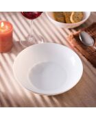 6 piatti da fondo bianchi Apy - 20 cm