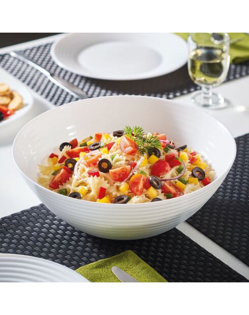 Insalatiera bianca Harena — 27 cm