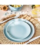 6 piatti da dessert Diwali Paradise blu - 19 cm