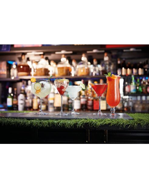 6 calici trasparenti - 21 cl