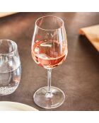 Set Sequence in vetro trasparente (calici e bicchieri da acqua) - 12 pezzi