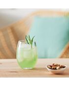 Set Sequence in vetro trasparente (calici e bicchieri da acqua) - 12 pezzi