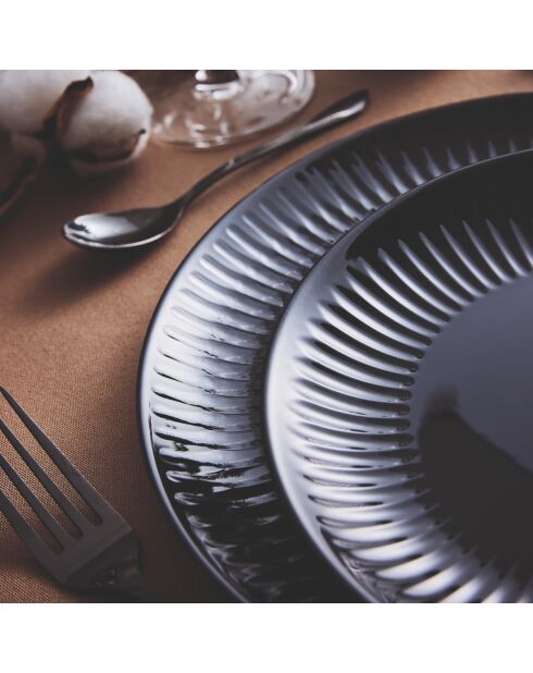 Servizio da tavola Cottage Black - 18 pezzi