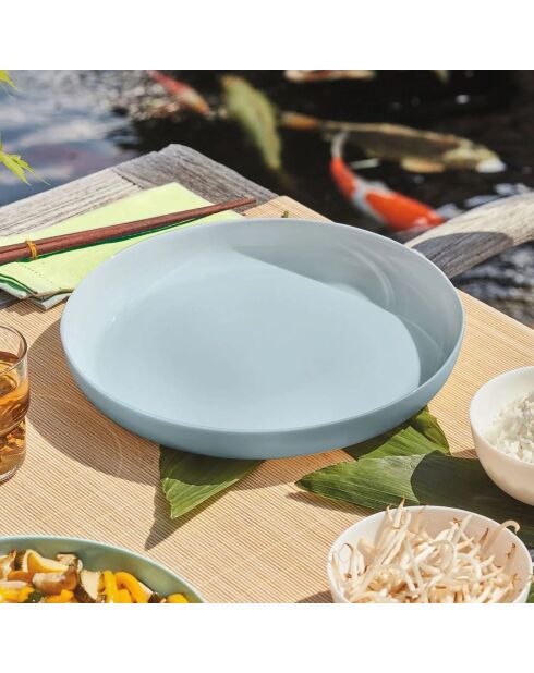 Piatto blu Diwali - 29 cm