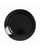 6 piatti da dessert Apy neri - 18 cm