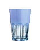 6 bicchieri Summer Pop blu trasparenti - 40 cl