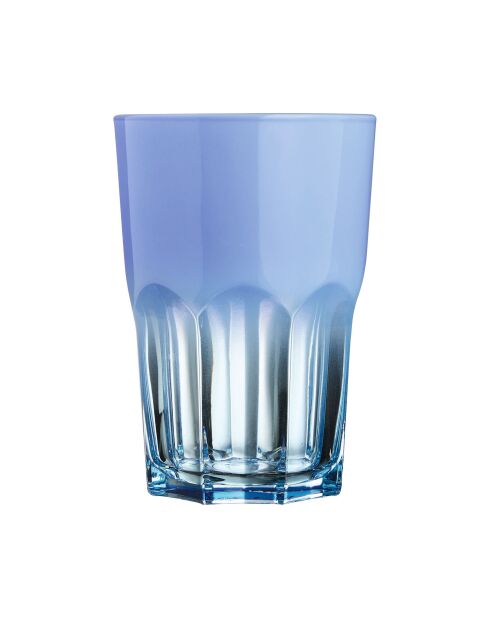 6 bicchieri Summer Pop blu trasparenti - 40 cl