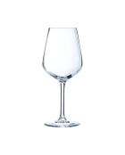 6 bicchieri trasparenti con stelo Vinetis - 30cl