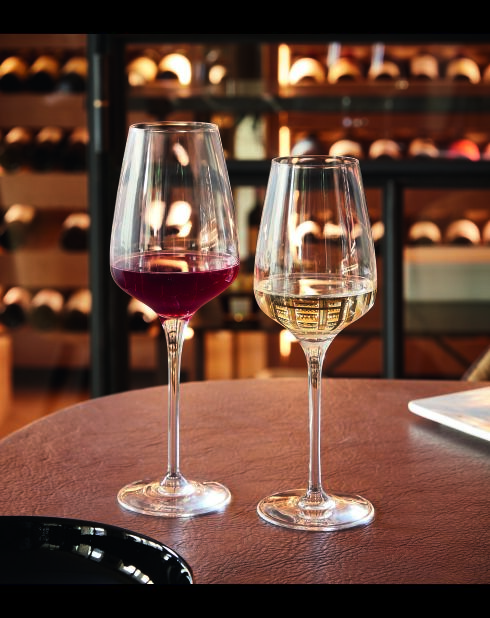 6 bicchieri da vino in cristallo Sublym trasparenti - 25cl