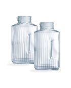 Set di 2 caraffe Quadro trasparenti - 2 L