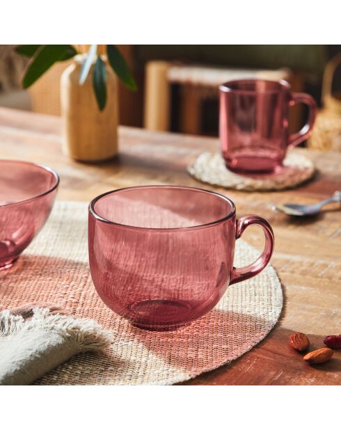 6 bicchieri Jumbo Alba in terracotta - 50 cl