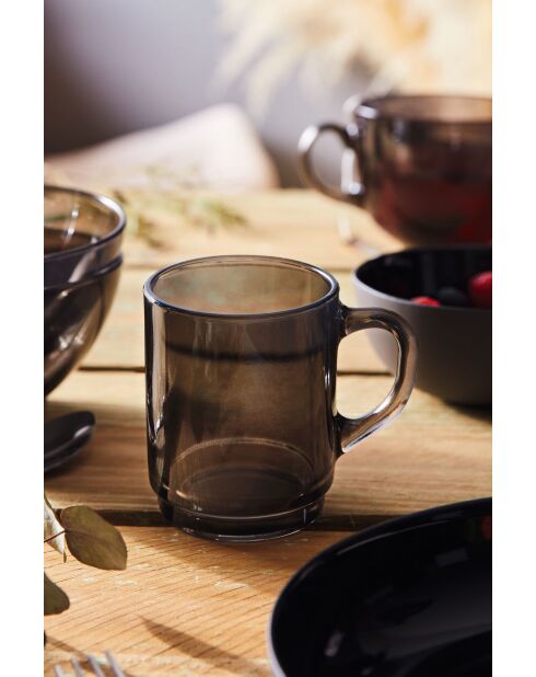 6 tazze Alba Grey - 25 cl