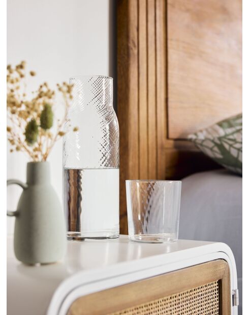 Caraffa Vitale in vetro trasparente - 1 L