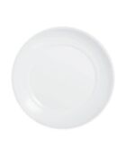 6 piatti piani Apy bianchi - 25 cm