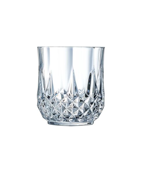 Ensemble de verres à pied, flûtes et verres à eau, Longchamp transparents - 24 pièces