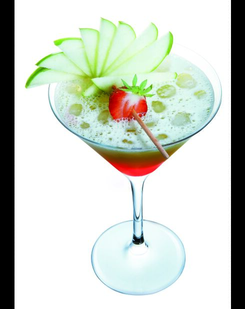 6 bicchieri trasparenti da Cocktail Bar con stelo - 30cl