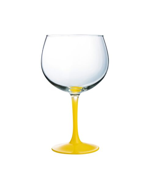 6 bicchieri da cocktail Summer Pop gialli - 70 cl