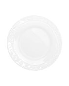 6 piatti piani bianchi Danbury - 25 cm