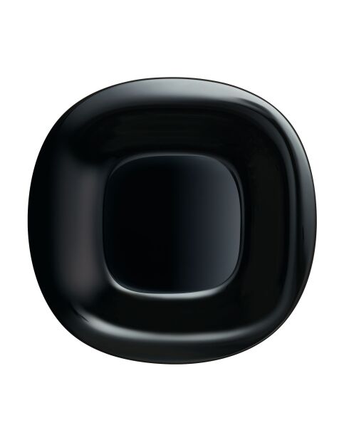 6 piatti Carine neri - 27 cm