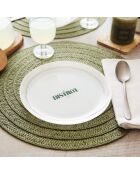 Servizio da tavola Gabin da 19 pezzi: 12 piatti, 6 bicchieri e 1 caraffa, trasparente - 1 L