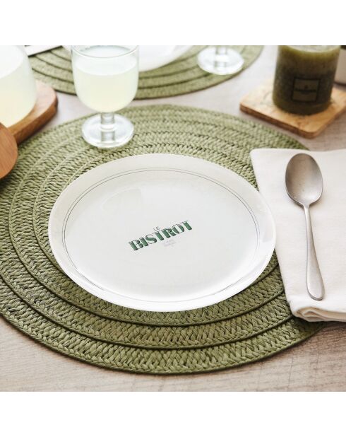 Servizio da tavola Gabin da 19 pezzi: 12 piatti, 6 bicchieri e 1 caraffa, trasparente - 1 L