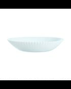6 piatti da minestra Bloom bianchi - 20 cm